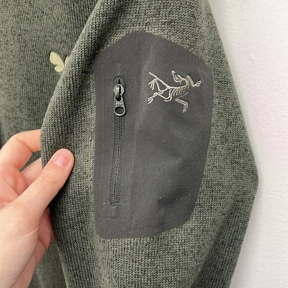 Arc’teryx Womens Covert Cardigan Heathered Fleece Technical Sweater Jacket Large - Picture 7 of 15